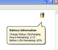 Laptop Battery Power Monitor screenshot